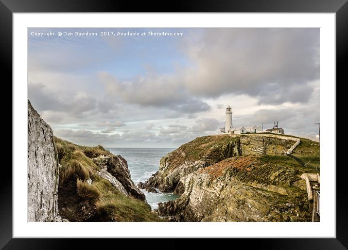 South Stack Island Framed Mounted Print by Dan Davidson