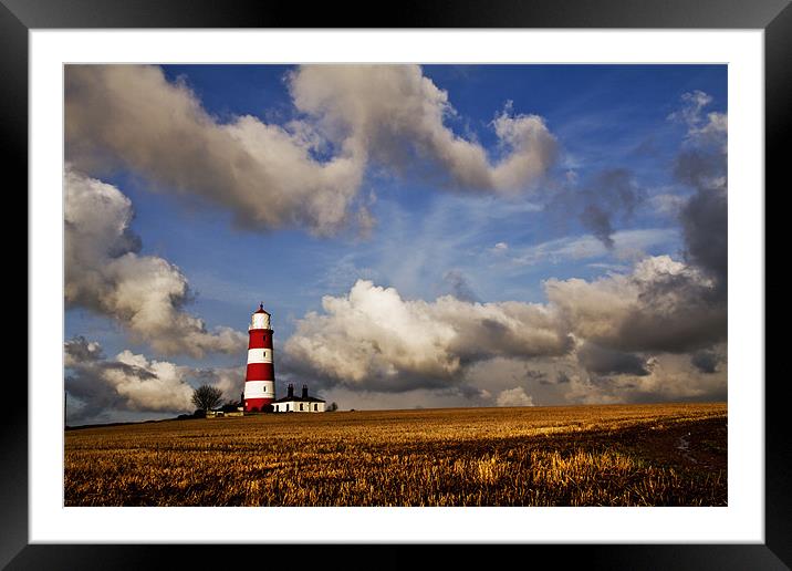 Happisburgh Lighthouse Framed Mounted Print by Paul Macro