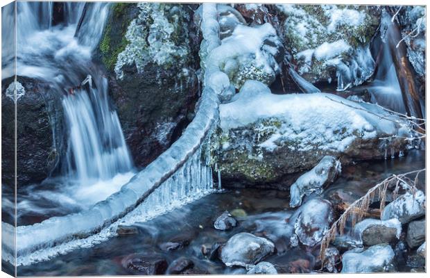 Ice and Water, No. 4 Canvas Print by Belinda Greb