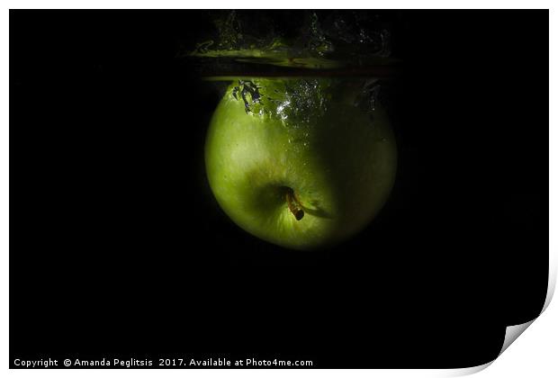 apple Print by Amanda Peglitsis