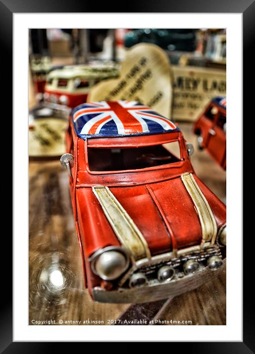 Little Red Mini Framed Mounted Print by Antony Atkinson