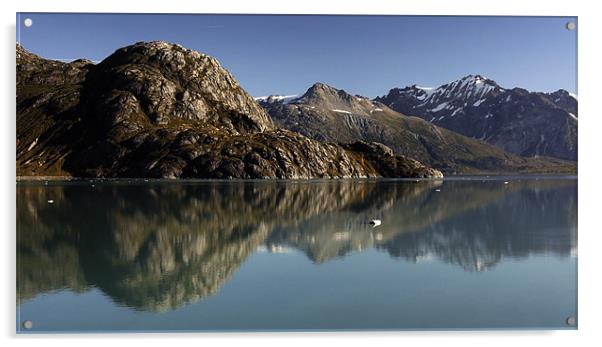 Glacier Bay 2 Acrylic by Stephen Maxwell