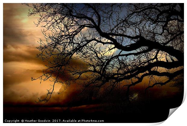 Storm Power Print by Heather Goodwin