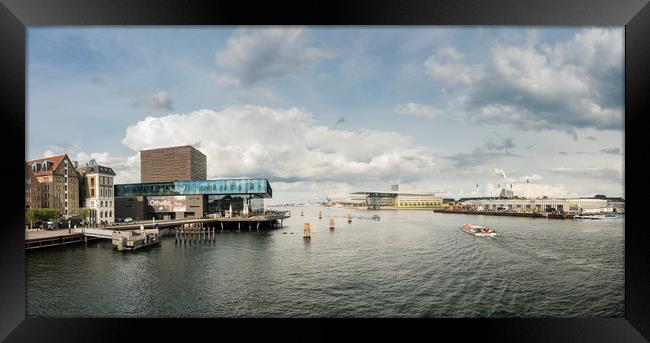 Royal Playhouse and Opera House in Copenhagen Framed Print by Steve Heap