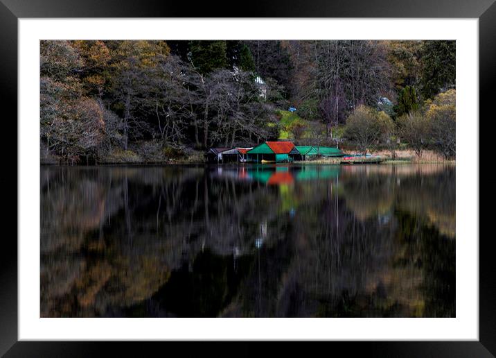 Boat House  Framed Mounted Print by Alan Sinclair