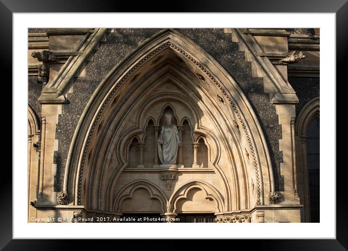 Southwark Cathedral Entrance Framed Mounted Print by Philip Pound