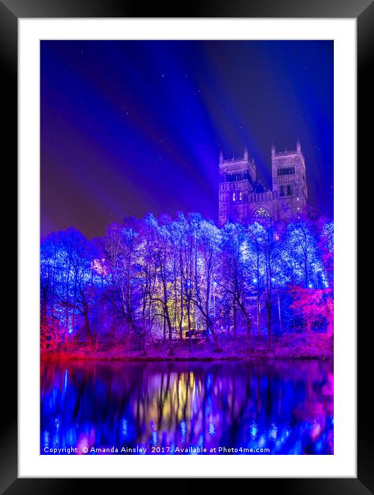 Durham Cathedral at Lumière Framed Mounted Print by AMANDA AINSLEY