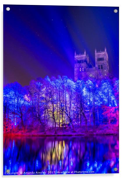 Durham Cathedral at Lumière Acrylic by AMANDA AINSLEY