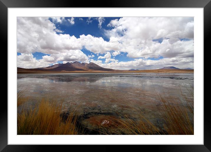 Uyuni Salt Lake, Bolivia  Framed Mounted Print by Aidan Moran