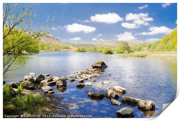 Rydal Water Print by Colin Chipp