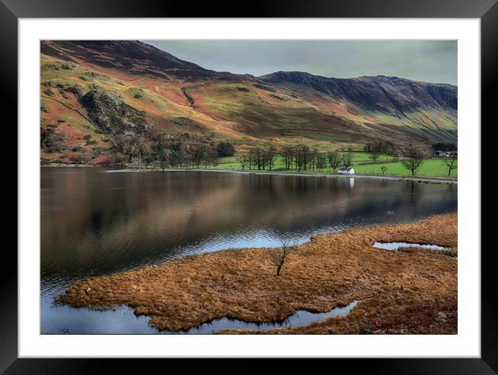Buttermere View Framed Mounted Print by Ceri Jones