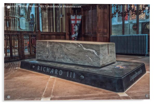 King Richard's Tomb Acrylic by Andy Morton