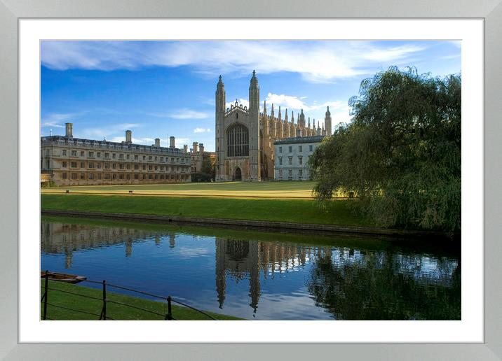 Buy Framed Mounted Prints of King&#39;s College Chapel, Cambridge by Andrew Sharpe