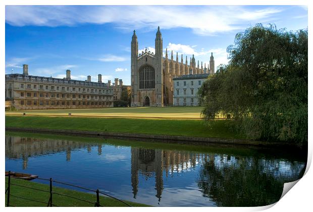 King's College Chapel, Cambridge Print by Andrew Sharpe