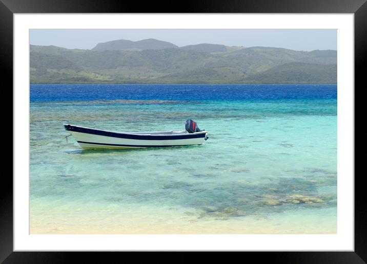 Dominican republic         Framed Mounted Print by chris smith
