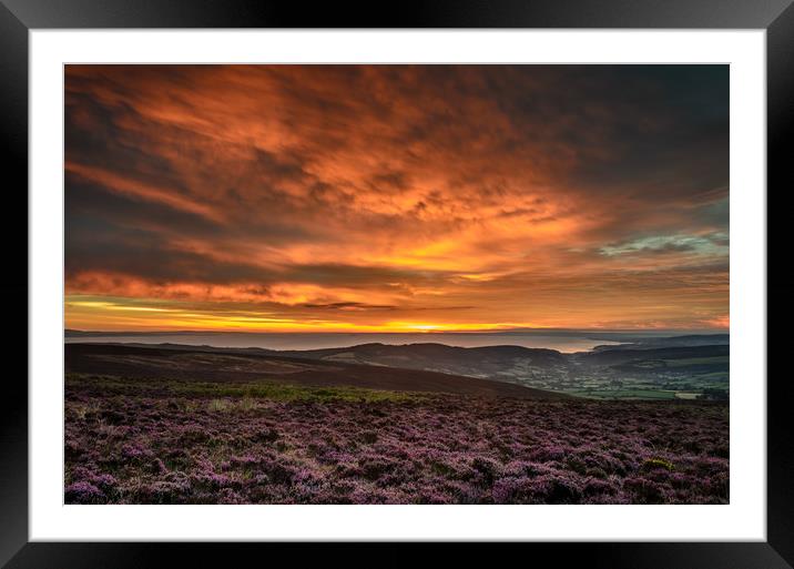 West Somerset Sunrise Framed Mounted Print by Bob Small
