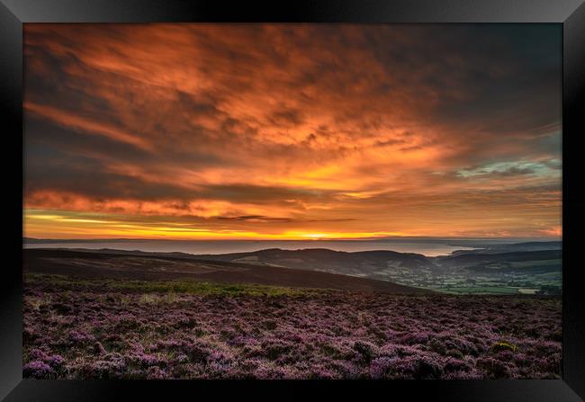 West Somerset Sunrise Framed Print by Bob Small