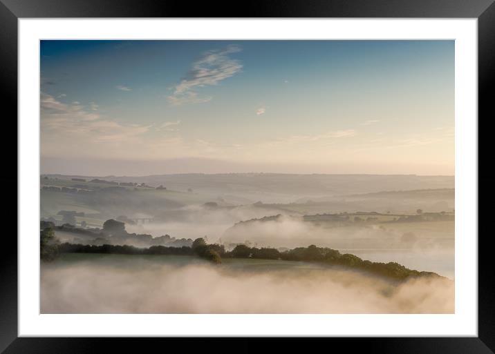 Mists of Exmoor Framed Mounted Print by Bob Small