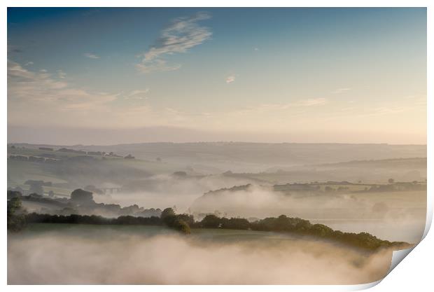 Mists of Exmoor Print by Bob Small
