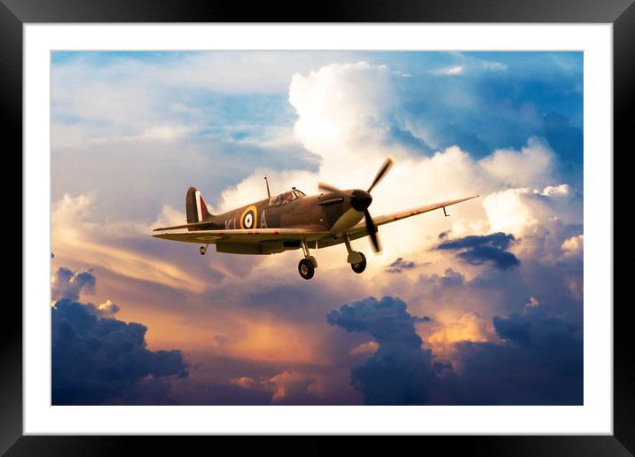 Supermarine Spitfire MkI G-CGUK Framed Mounted Print by J Biggadike