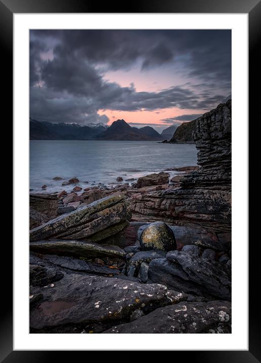 Elgol Framed Mounted Print by Paul Andrews