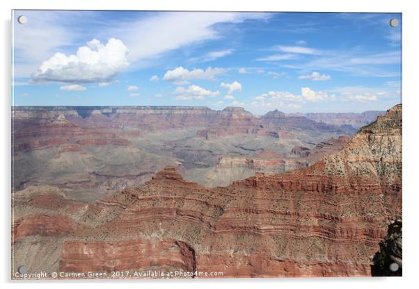 Grand Canyon National Park, Arizona  Acrylic by Carmen Green