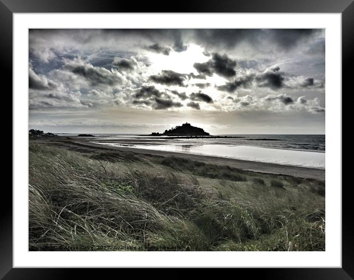 St Michael's Mount  Framed Mounted Print by Steve Cowe