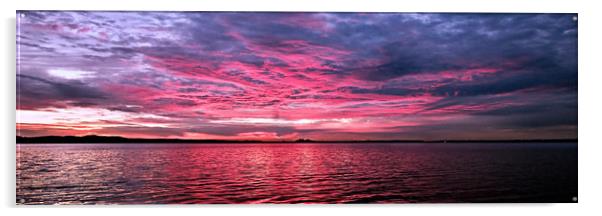 Pink beauty a coastal sunrise seascape. Australia. Acrylic by Geoff Childs