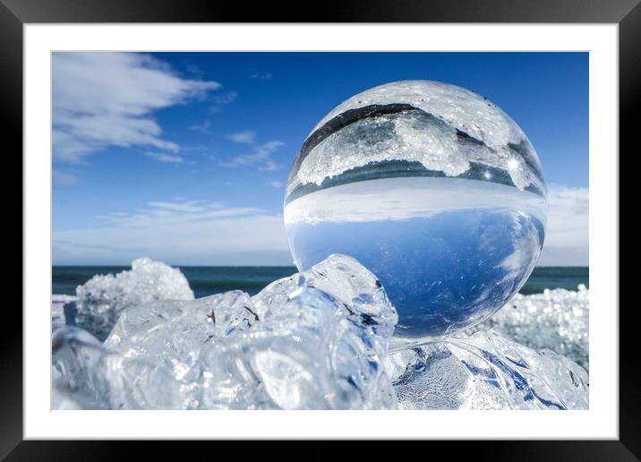 CLEAR AS ICE Framed Mounted Print by Steve Lansdell