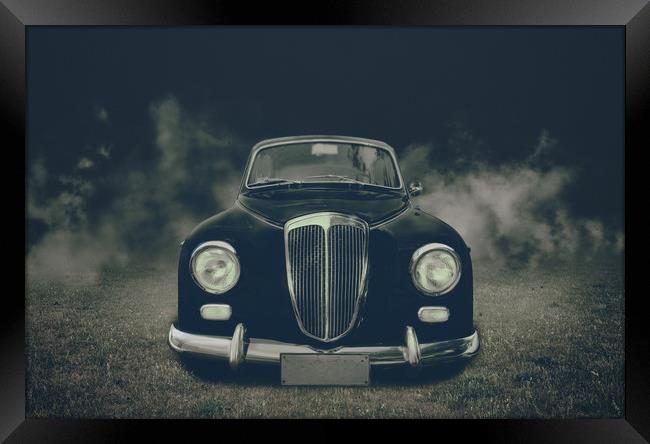 old car Lancia Framed Print by Guido Parmiggiani
