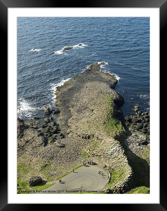 Giant's Causeway Framed Mounted Print by Richard Muller