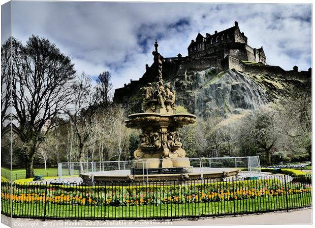 Edinburgh Castle, Scotland Canvas Print by Photogold Prints