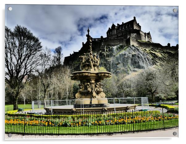 Edinburgh Castle, Scotland Acrylic by Photogold Prints