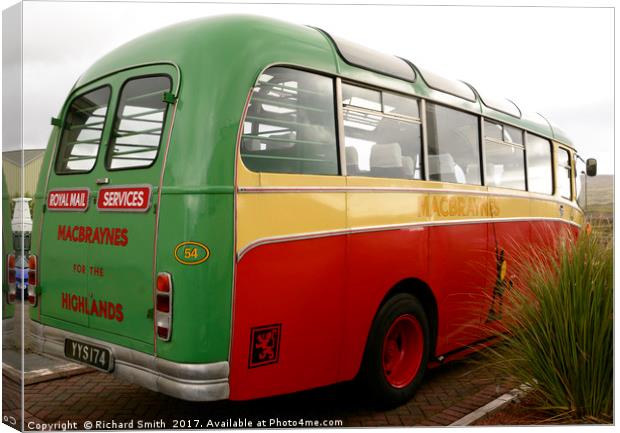 Bedford Bus #2                            Canvas Print by Richard Smith