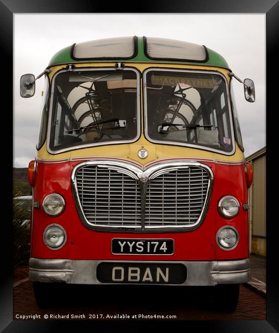 Bedford Bus #3                                     Framed Print by Richard Smith