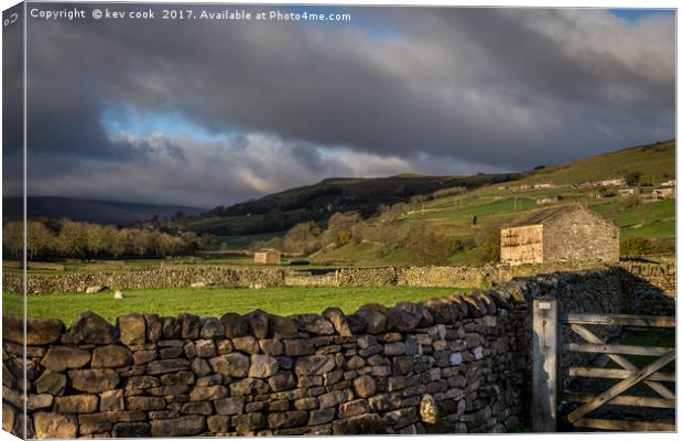 Dry stone walling Canvas Print by kevin cook