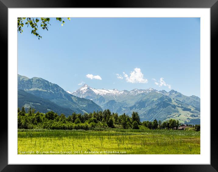 The Hills are alive Framed Mounted Print by Lynne Morris (Lswpp)