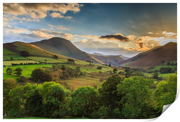 Cumbria's Braithwaite Print by Steve Lansdell