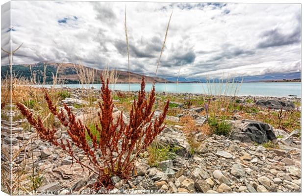 Lake Tekapo and the Southern Alps, South Island, New Zealand Canvas Print by Kevin Hellon