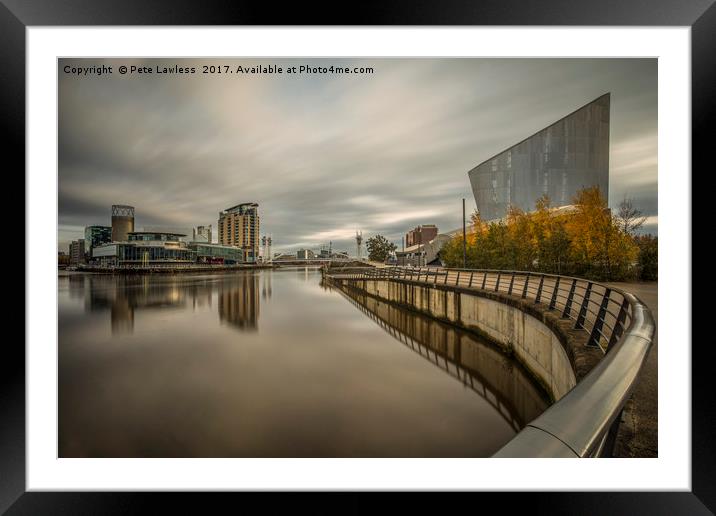 The Quays Framed Mounted Print by Pete Lawless