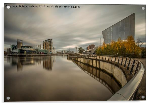 The Quays Acrylic by Pete Lawless
