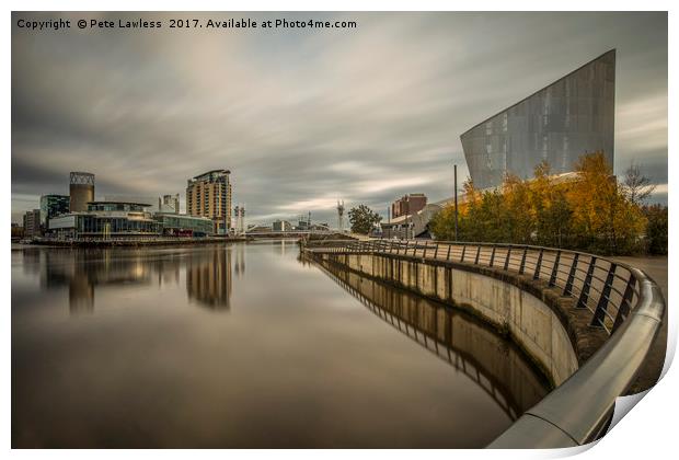 The Quays Print by Pete Lawless
