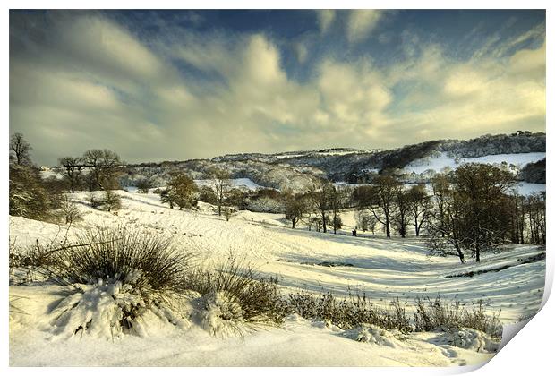 A Wintry View. Print by Jim kernan