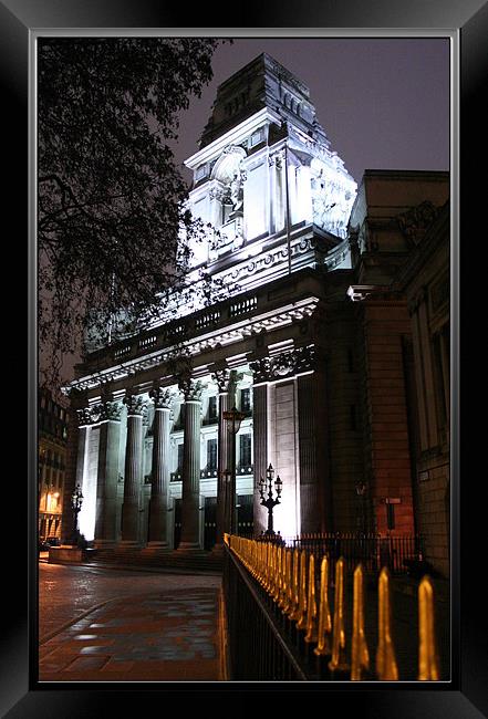 Port of London Authority Building Framed Print by peter tachauer