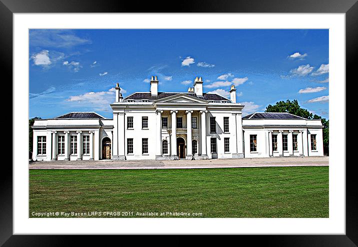 HYLANDS HOUSE, CHELMSFORD, ESSEX Framed Mounted Print by Ray Bacon LRPS CPAGB