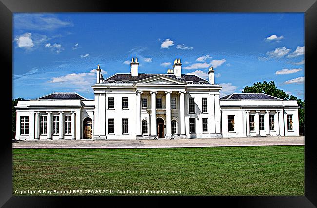 HYLANDS HOUSE, CHELMSFORD, ESSEX Framed Print by Ray Bacon LRPS CPAGB