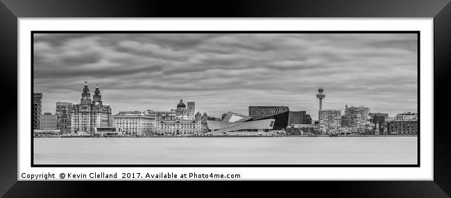 Liverpool Water Front Framed Print by Kevin Clelland