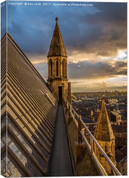 Minster towers Canvas Print by kevin cook