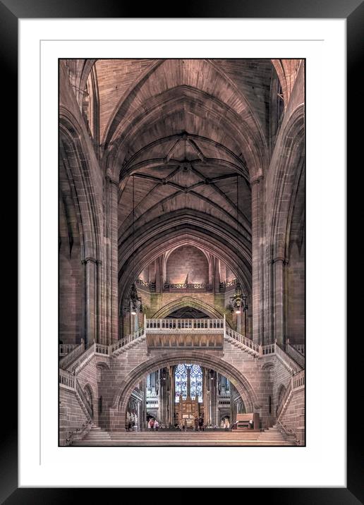 Anglican Cathedral Liverpool Framed Mounted Print by Kevin Clelland