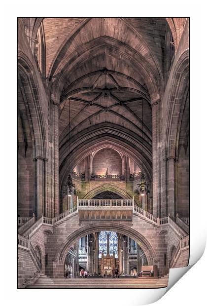 Anglican Cathedral Liverpool Print by Kevin Clelland